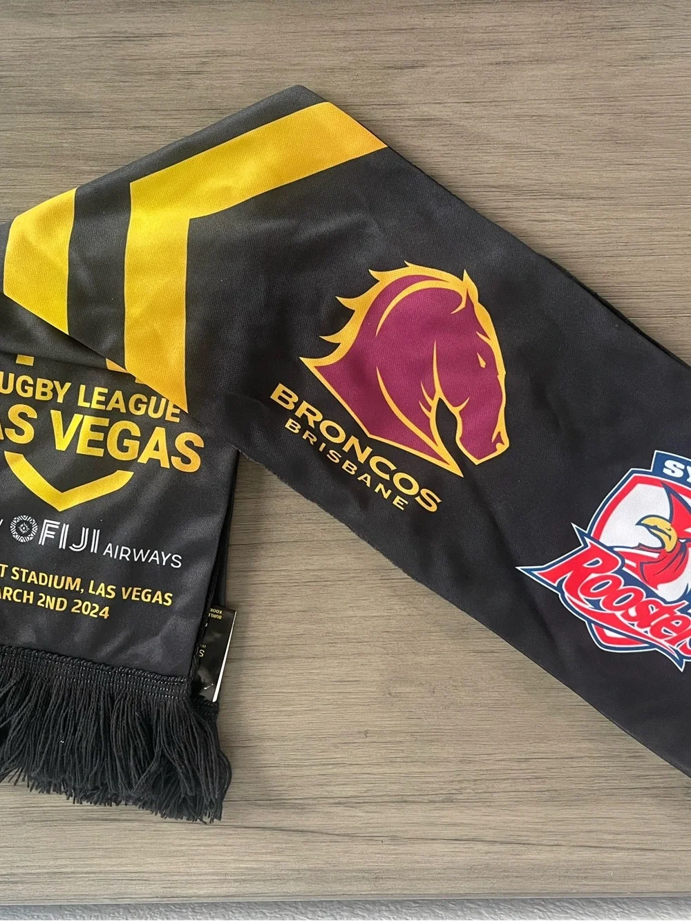Rugby League Las Vegas Scarf with Sea Eagles Graphics